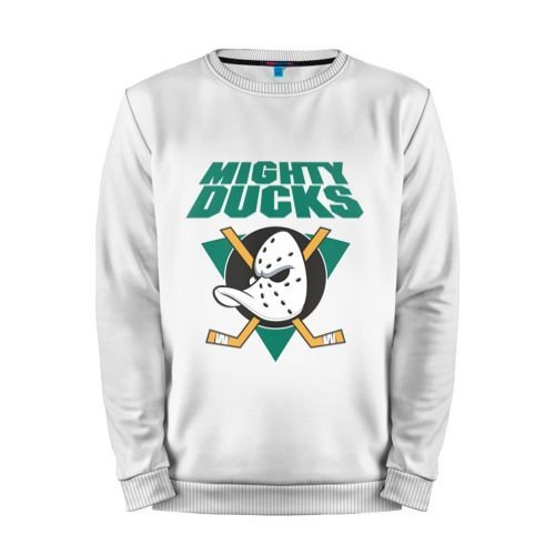 Мужской свитшот хлопок «Anaheim Mighty Ducks» white