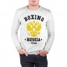 Мужской свитшот хлопок «Boxing Russia Team» white