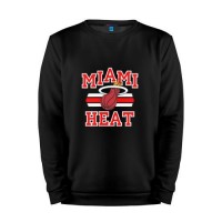 Мужской свитшот хлопок «Miami Heat» black