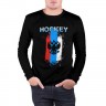 Мужской свитшот хлопок «Hockey» black