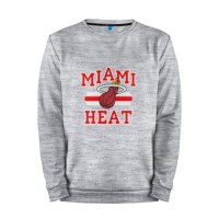 Мужской свитшот хлопок «Miami Heat» melange