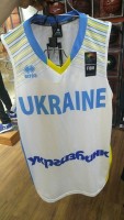 Баскетбольная майка Украина мужская белая 2017/2018 6XL