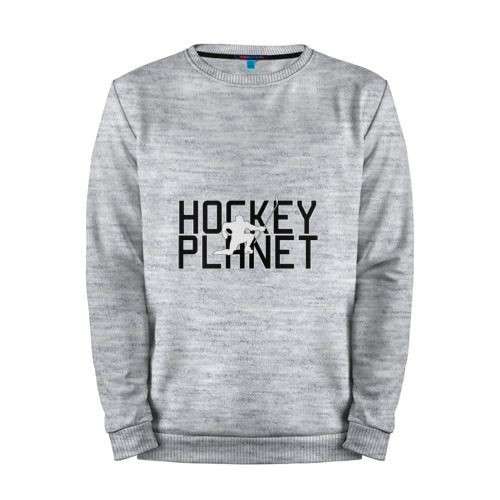 Мужской свитшот хлопок «Hockey» melange