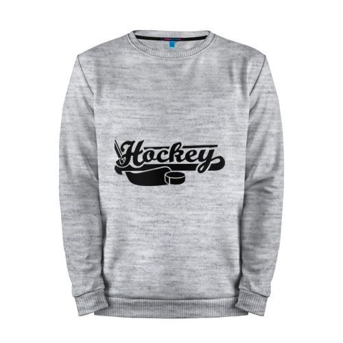 Мужской свитшот хлопок «Hockey» melange