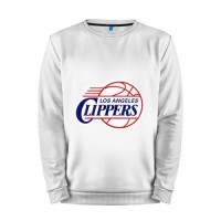 Мужской свитшот хлопок «LA Clippers» white