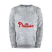 Мужской свитшот хлопок «Philadelphia Phillies» melange