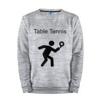 Мужской свитшот хлопок «Table Tennis» melange