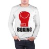 Мужской свитшот хлопок «Boxing» white