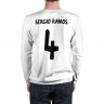Мужской свитшот хлопок «Sergio Ramos» white