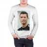 Мужской свитшот хлопок «Cristiano Ronaldo (retro)» white