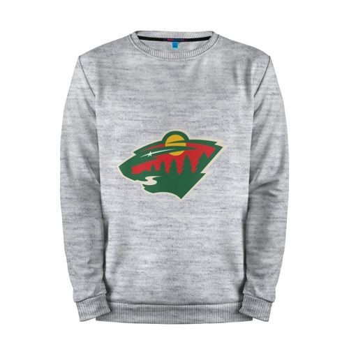 Мужской свитшот хлопок «Minnesota Wild» melange