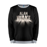 Мужской свитшот 3D «Alan Wake» grey