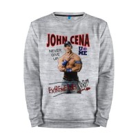 Мужской свитшот хлопок «John Cena Extreme Rules» melange