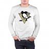 Мужской свитшот хлопок «Pittsburgh Penguins» white