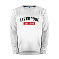Мужской свитшот хлопок «FC Liverpool Est. 1892» white