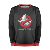 Мужской свитшот 3D «Ghostbusters» red