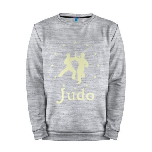 Мужской свитшот хлопок «Judo (Дзюдо) glow» melange