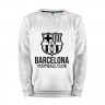 Мужской свитшот хлопок «Barcelona FC» white