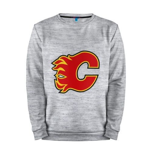 Мужской свитшот хлопок «Calgary Flames McDonald» melange