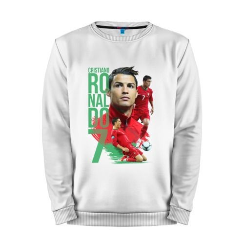 Мужской свитшот хлопок «Ronaldo» white
