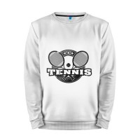 Мужской свитшот хлопок «Tennis» white