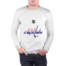 Мужской свитшот хлопок «Washington Capitals Ovechkin 8» white