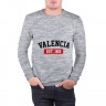 Мужской свитшот хлопок «FC Valencia Est. 1919» melange