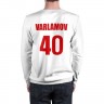 Мужской свитшот хлопок «Washington Capitals-Varlamov 40» white