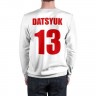 Мужской свитшот хлопок «Detroit Red Wings Pavel Datsyuk - Павел Дацюк» white