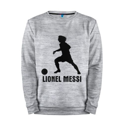 Мужской свитшот хлопок «Lionel Messi» melange