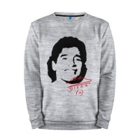Мужской свитшот хлопок «Diego Maradona» melange