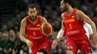 Баскетбольная майка Испания мужская красная 2017/2018 2XL