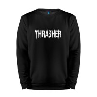 Мужской свитшот хлопок «Thrasher» black