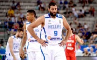 Баскетбольная майка Греция мужская белая 2017/2018 S