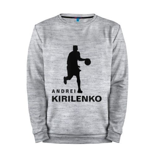 Мужской свитшот хлопок «Basketball Star - Andrei Kirilenko» melange