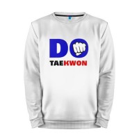 Мужской свитшот хлопок «Do taekwon-do» white