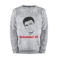 Мужской свитшот хлопок «Muhammad Ali  (2)» melange
