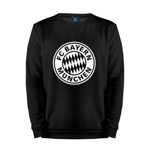 Мужской свитшот хлопок «FC Bayern Munchen #2» black