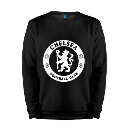 Мужской свитшот хлопок «Chelsea logo» black