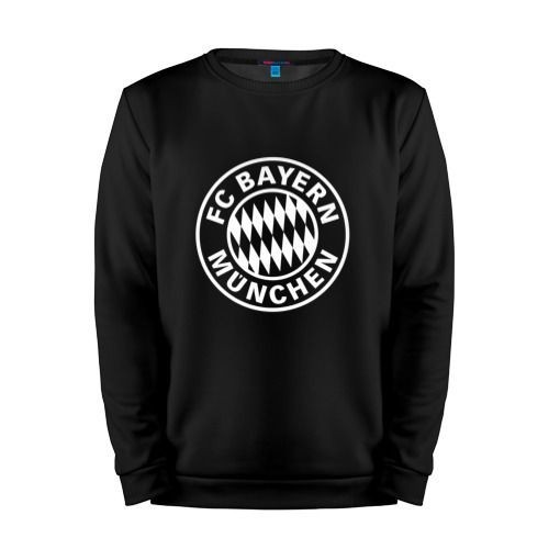 Мужской свитшот хлопок «FC Bayern Munchen» black