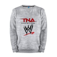 Мужской свитшот хлопок «TNA wrestling» melange