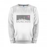 Мужской свитшот хлопок «Bayern Munchen - Munchen City grey (2018)» white