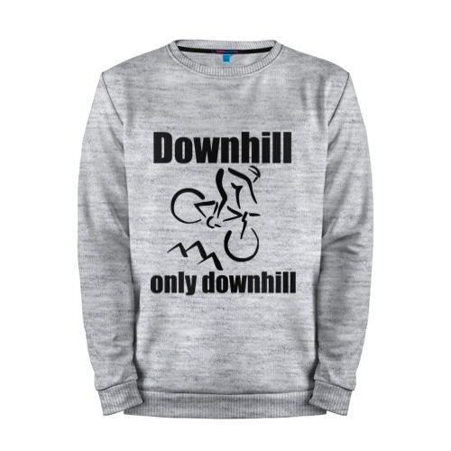 Мужской свитшот хлопок «Downhill» melange