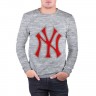 Мужской свитшот хлопок «NY Yankees red» melange