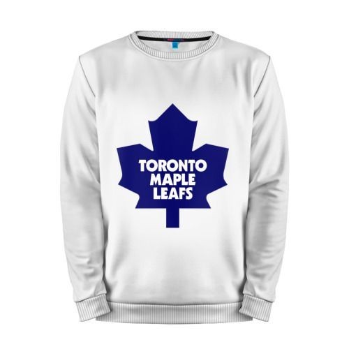 Мужской свитшот хлопок «Toronto Maple Leafs» white