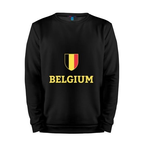 Мужской свитшот хлопок «Belgium» black