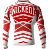 Рашгард Wicked One Stern red - white