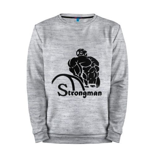 Мужской свитшот хлопок «Strongman» melange