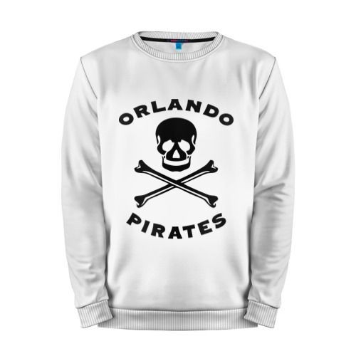 Мужской свитшот хлопок «Orlando pirates Орландо Пираты» white