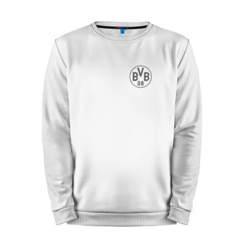 Мужской свитшот хлопок «Borussia Dortmund - Vintage style (New Collections 2018)» white